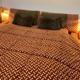 Cinna vintage 70s bed and bedside table set