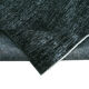 Handwoven oriental overdyed 287 cm x 393 cm black wool rug