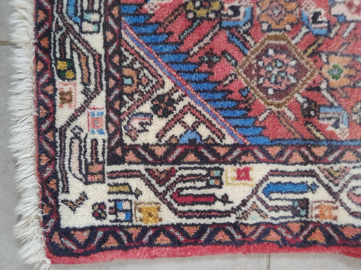Persian carpet Abadeh 129 x 75 cm Perfect condition