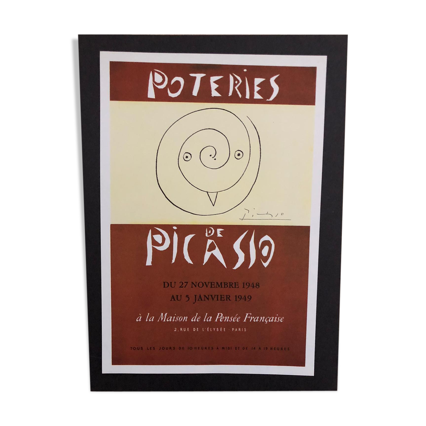 Impression Picasso avec certificat