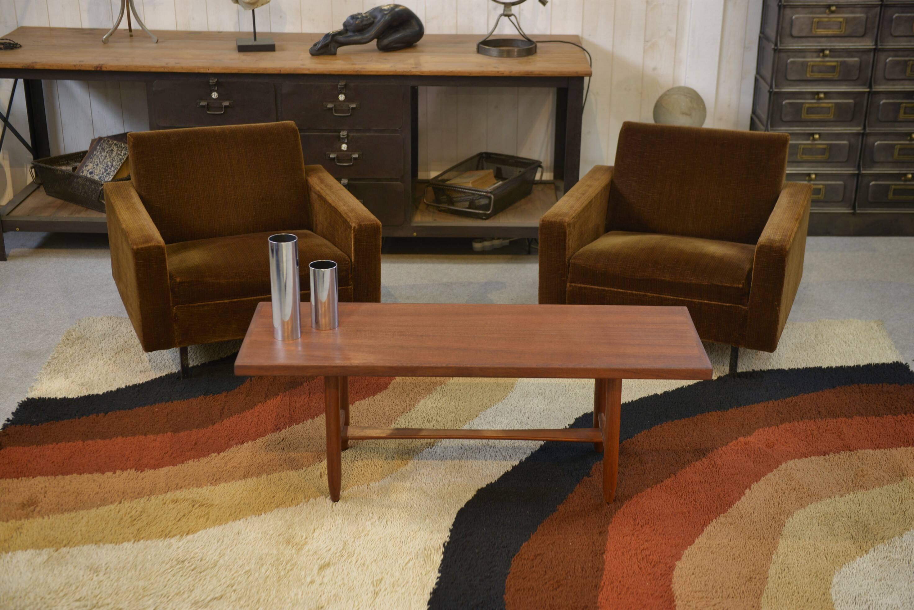 Scandinavian teak coffee table from the 1960s.