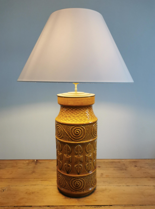 Ceramic lamp Scheurich circa 50s