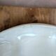 Large antique shell-shaped dish – iridescent finish