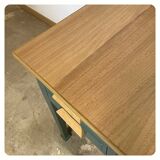 Vintage desk with 5 drawers