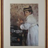 Framed Edgar Degas poster