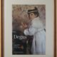Affiche d'exposition Edgar Degas encadrée
