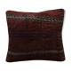 Traditional Handwoven Wool Deep Red Cushion Cover  41x41cm