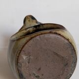 Candlestick "nice" ceramic potter vintage enamelled sandstone