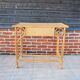Old bamboo and wicker desk / dressing table