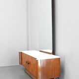 1940s Jindrich Halabala Mirror Cabinet ,Czechoslovakia