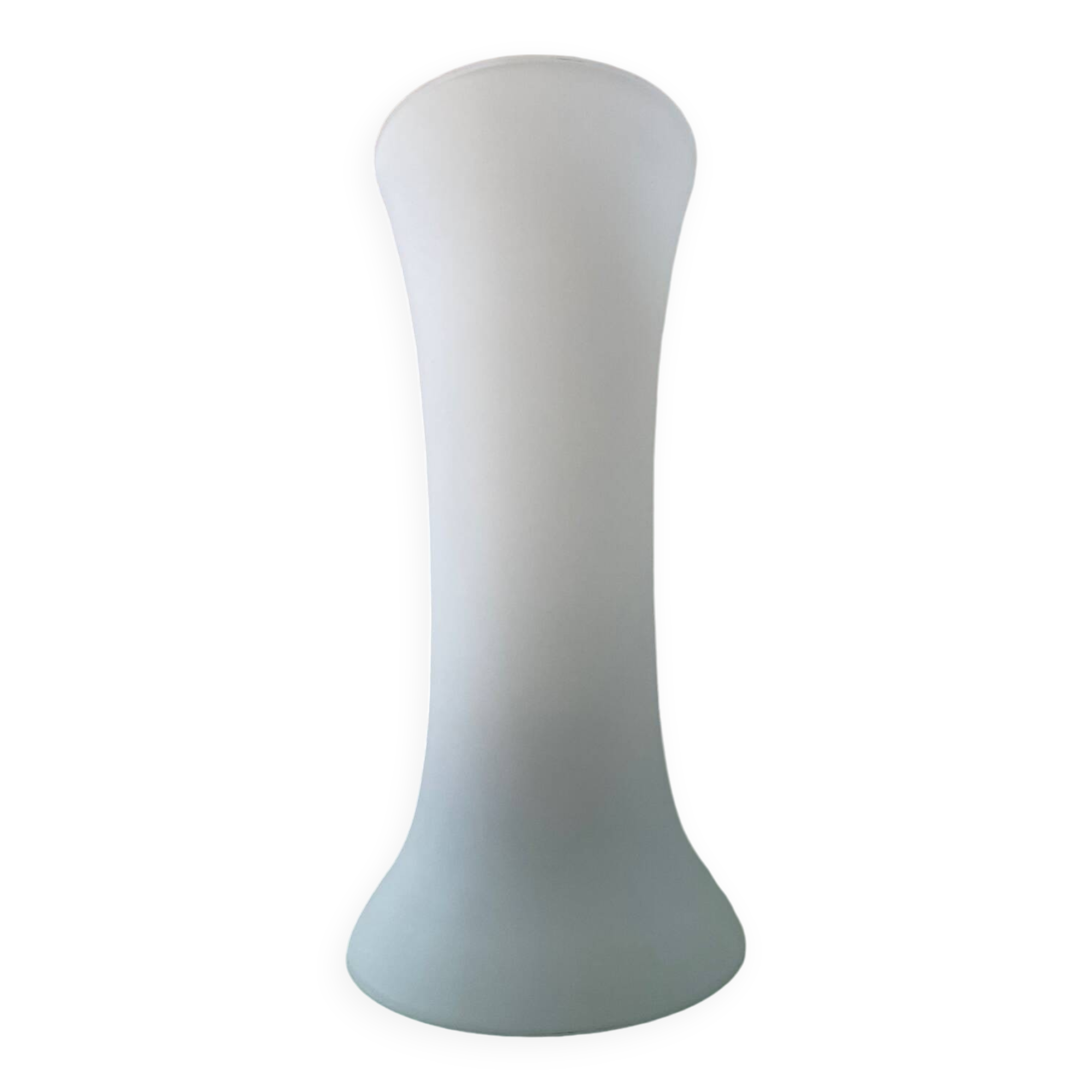 Vintage frosted glass lamp from the 70s-80s