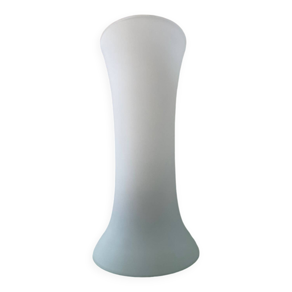 Lampe vintage en verre dépoli années 70-80