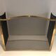 Brass fire screen