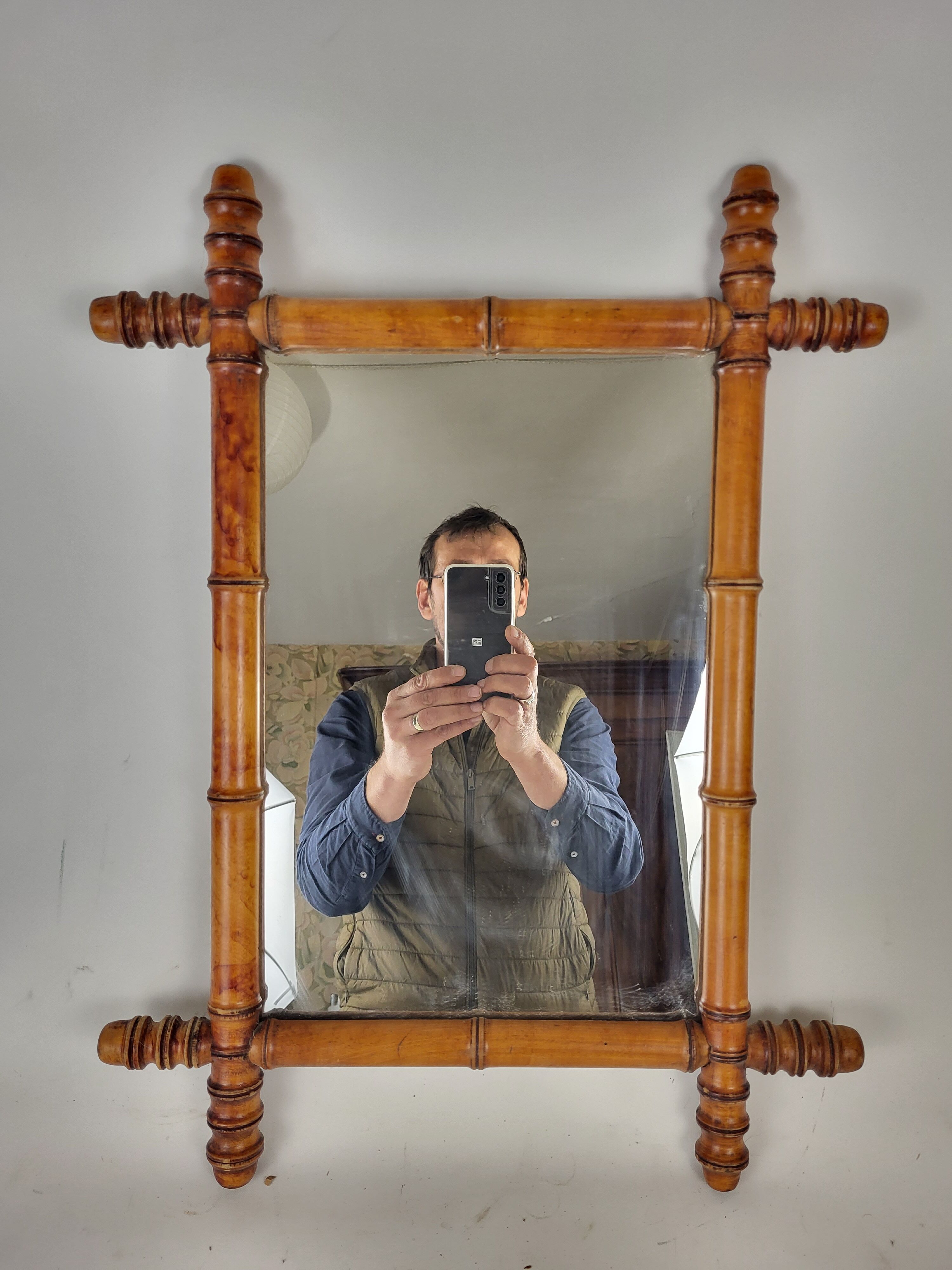 Bamboo mirror 1900