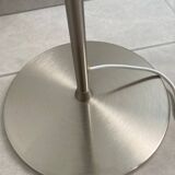 Contemporary metal and glass desk lamp