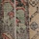 Vintage Turkish hallway rug 52x712 cm