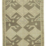 1970s handwoven antique anatolian beige rug 144 cm x 244 cm