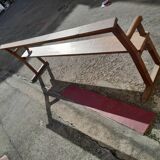 Light solid oak bench