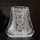 Vase,cut crystal glass,bohemia in the 1960's.
