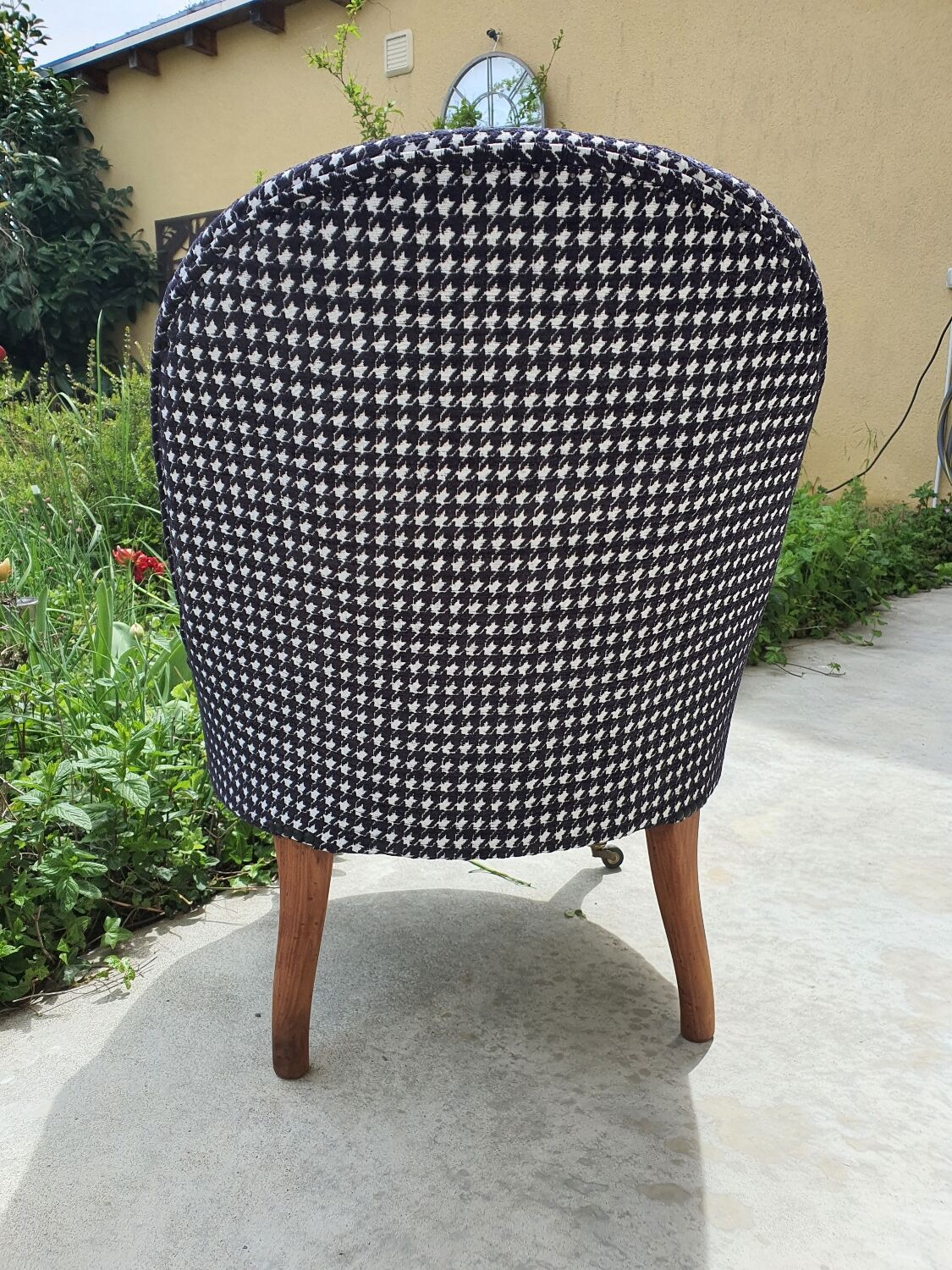 Restored toad armchair