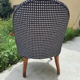 Fauteuil crapaud restauré