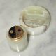 Table ornament in onyx and ashtray - Vintage
