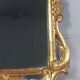 Antique mirror with carved wooden frame and original gilding, 53x37 cm, SD207.