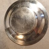 Silver metal serving plate lancel paris