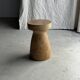 Stool, side table, end table in natural solid mango wood.