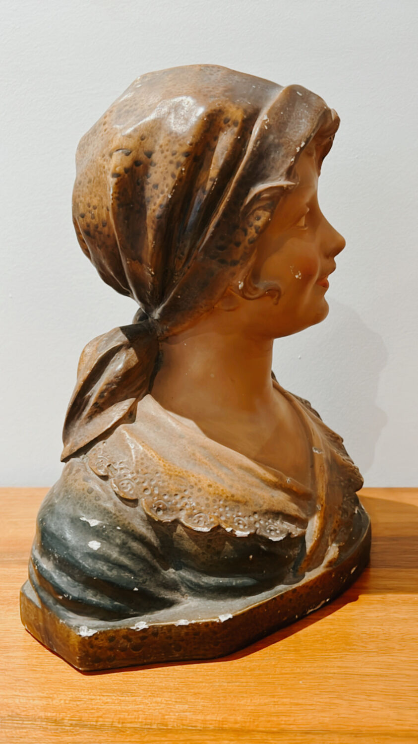 Vintage plaster bust