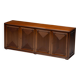 Architectural modernist sideboard, France, mid-20th century