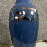 Large Art Deco porcelain vase with geometric shapes