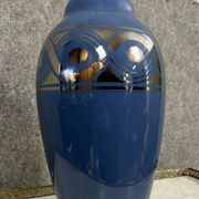 Grand vase en Porcelaine ép. Art Déco a décors de formes géométriques