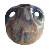 Flaming sandstone vase