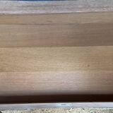 Large stripped oak chest of drawers