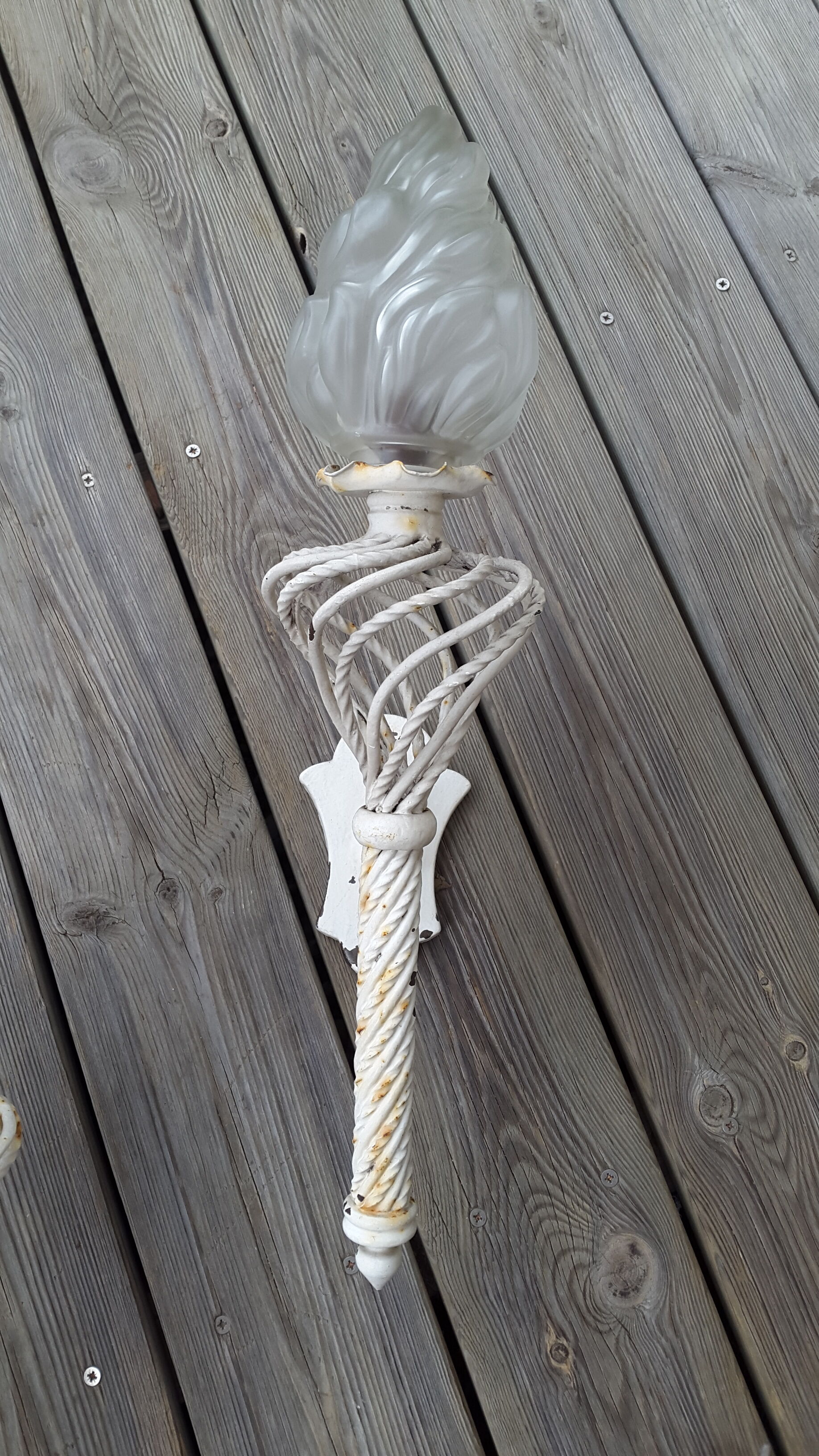 Wrought iron appliques