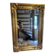 Miroir Louis XV, glace au mercure et bois doré, XIXe