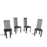 Postmodern Italy dining chairs 1980s