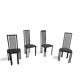 Postmodern Italy dining chairs 1980s