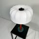 Mid-century teak and cotton table lamp by Einar Bäckström, Sweden, 1950s.