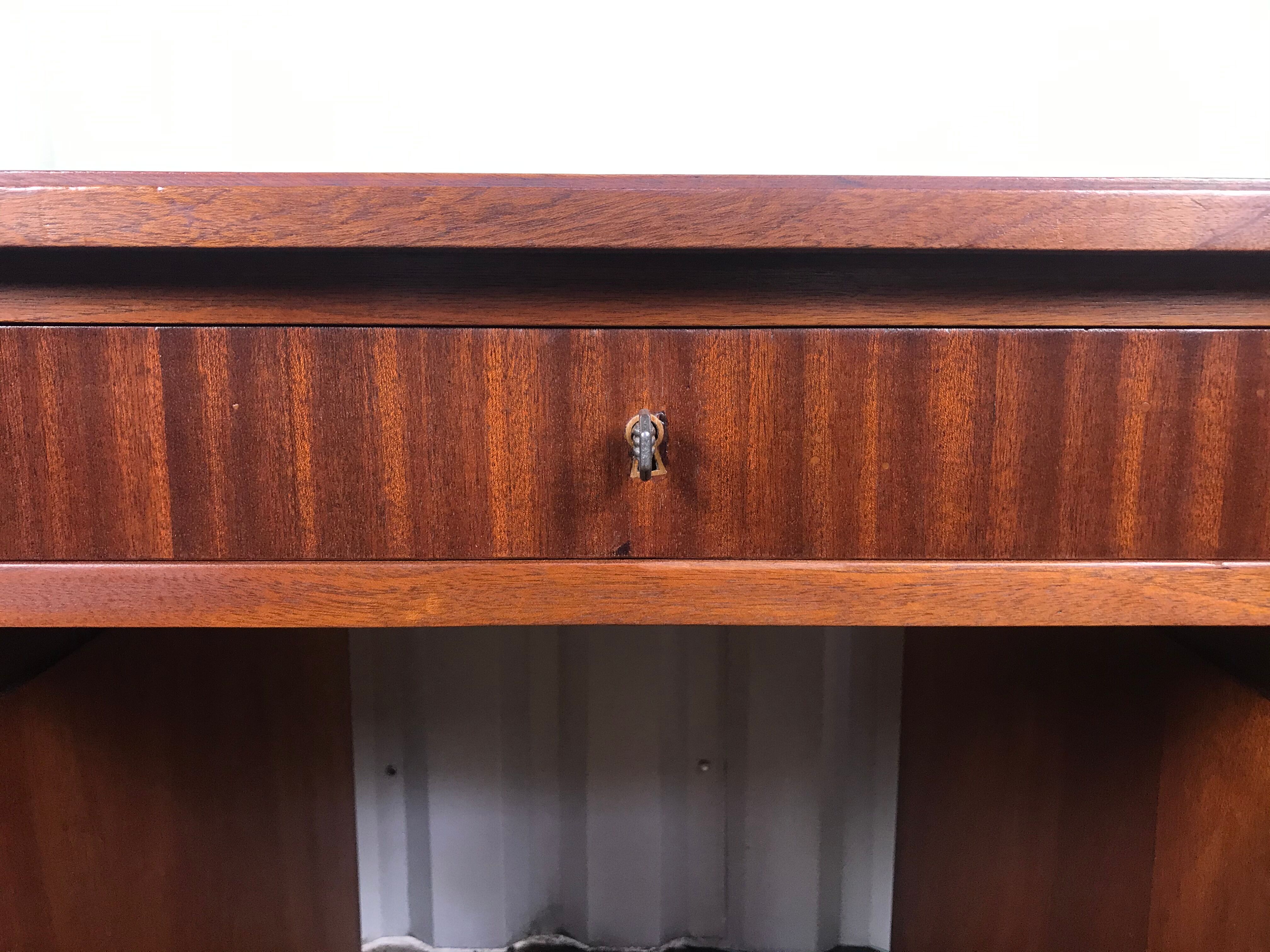 Restored Mahogany Art Deco desk
