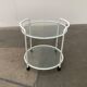 Postmodern Glass Side Table or Dessert Table