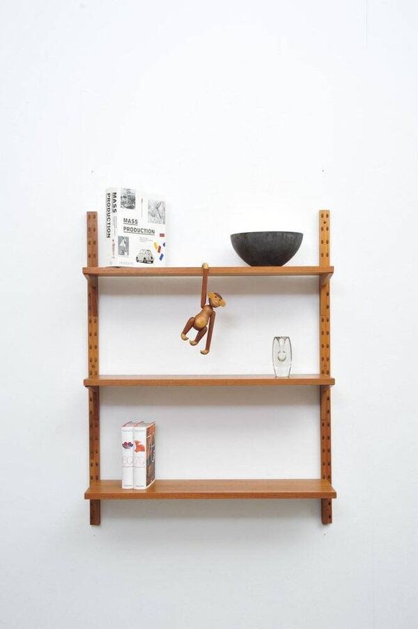 Étagère vintage Royal System en teck par Poul Cadovius, 1950