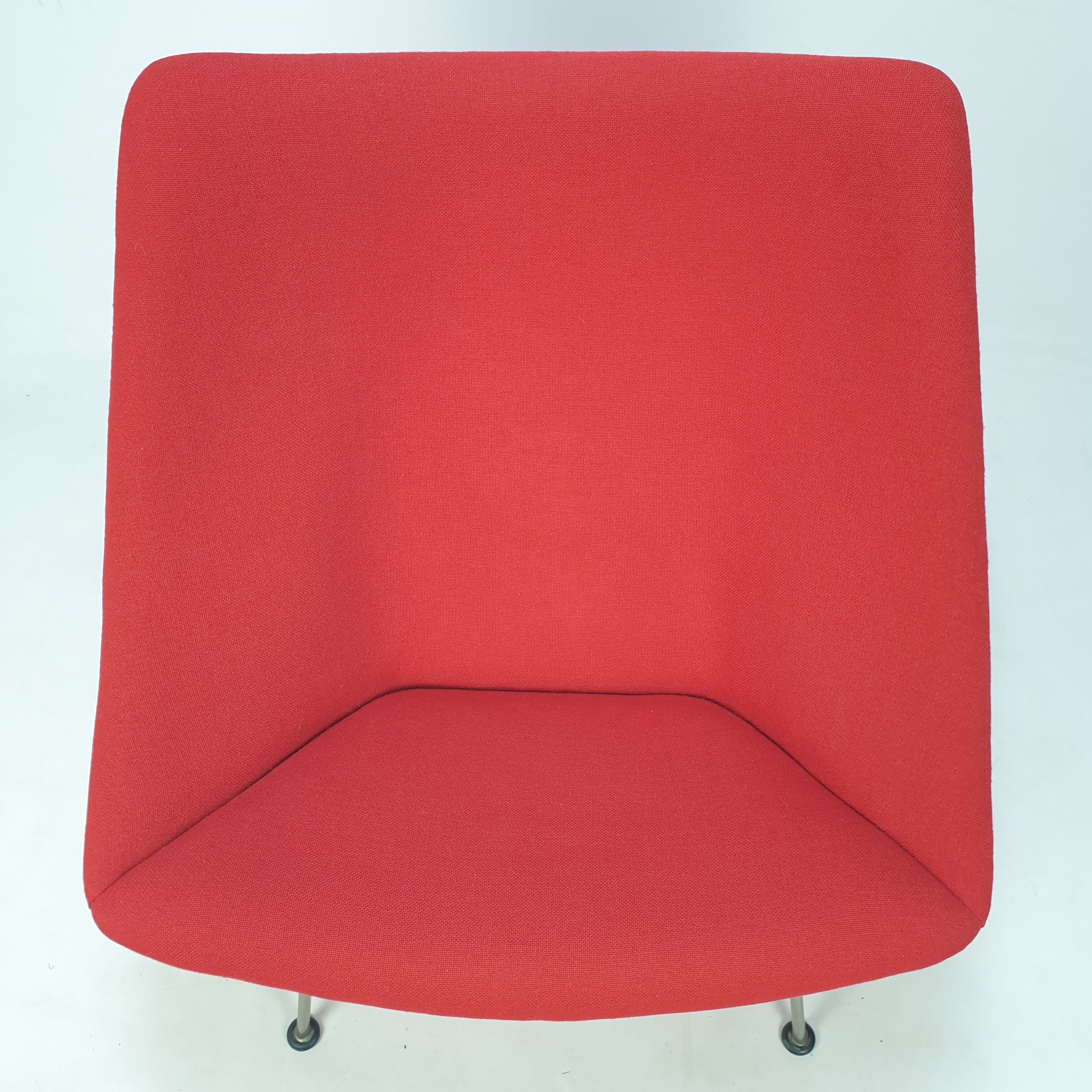 Mid Century Oyster Chair and Ottoman by Pierre Paulin for Artifort, 1960s