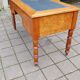 Louis Philippe period desk in mottled maple and cherry, 19th century.