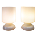 Italian table lamps in Murano Glass from Vistosi, 1970s
