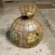 Nacre suspension and cloisonné brass Art Deco