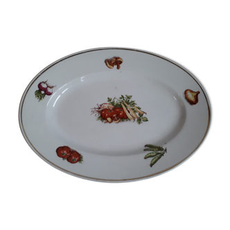 Plat ovale limcolor