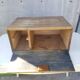 Old Malle Box Wood Storage - Vintage Key Clasp