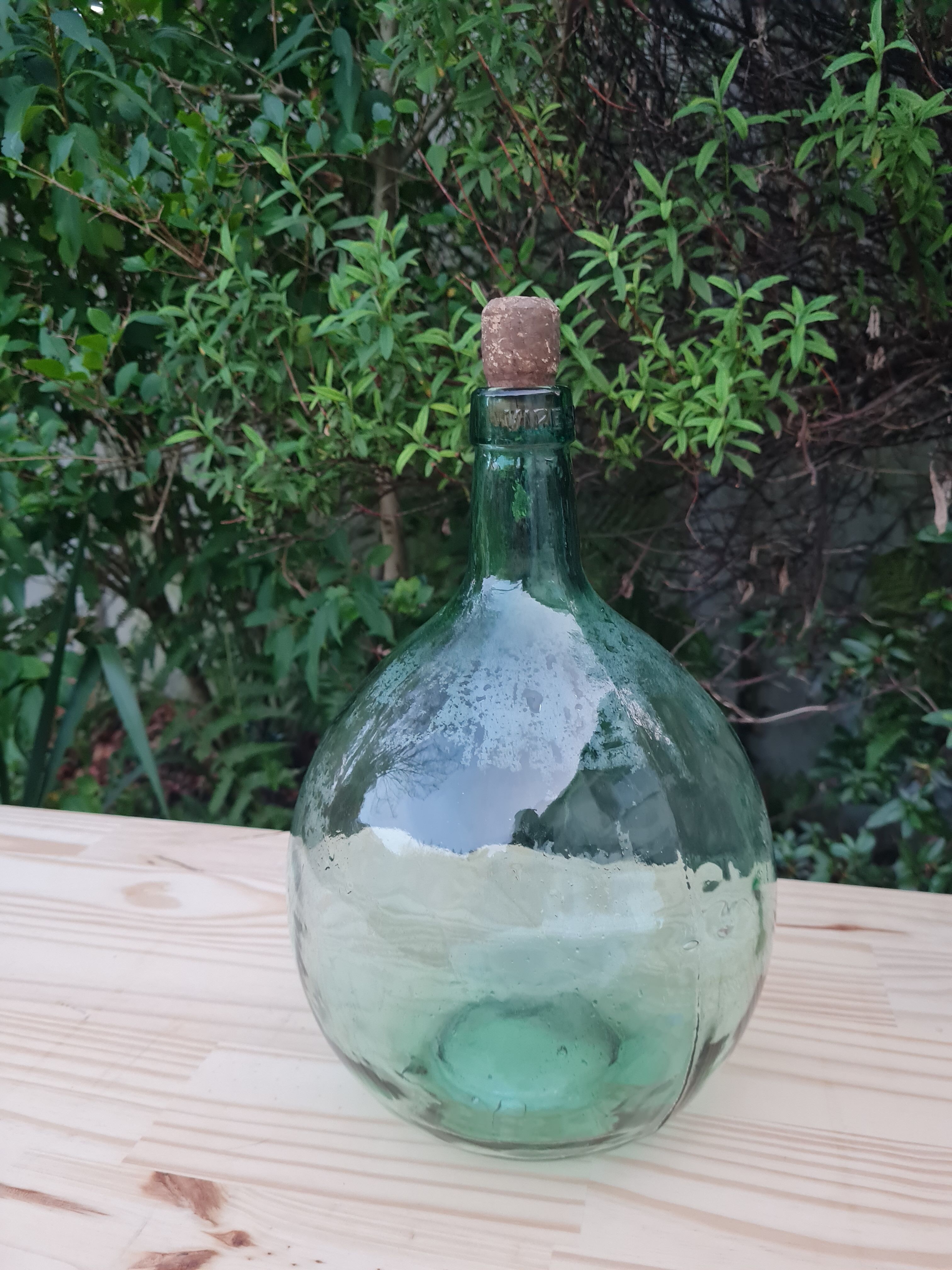 Vintage demijohn Viresa 5 Liters